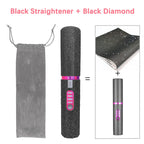 DiamondGlow™ 2-in-1 Wireless Hair Straightener & Curler Brush – USB Rechargeable Travel Styler