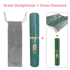 DiamondGlow™ 2-in-1 Wireless Hair Straightener & Curler Brush – USB Rechargeable Travel Styler